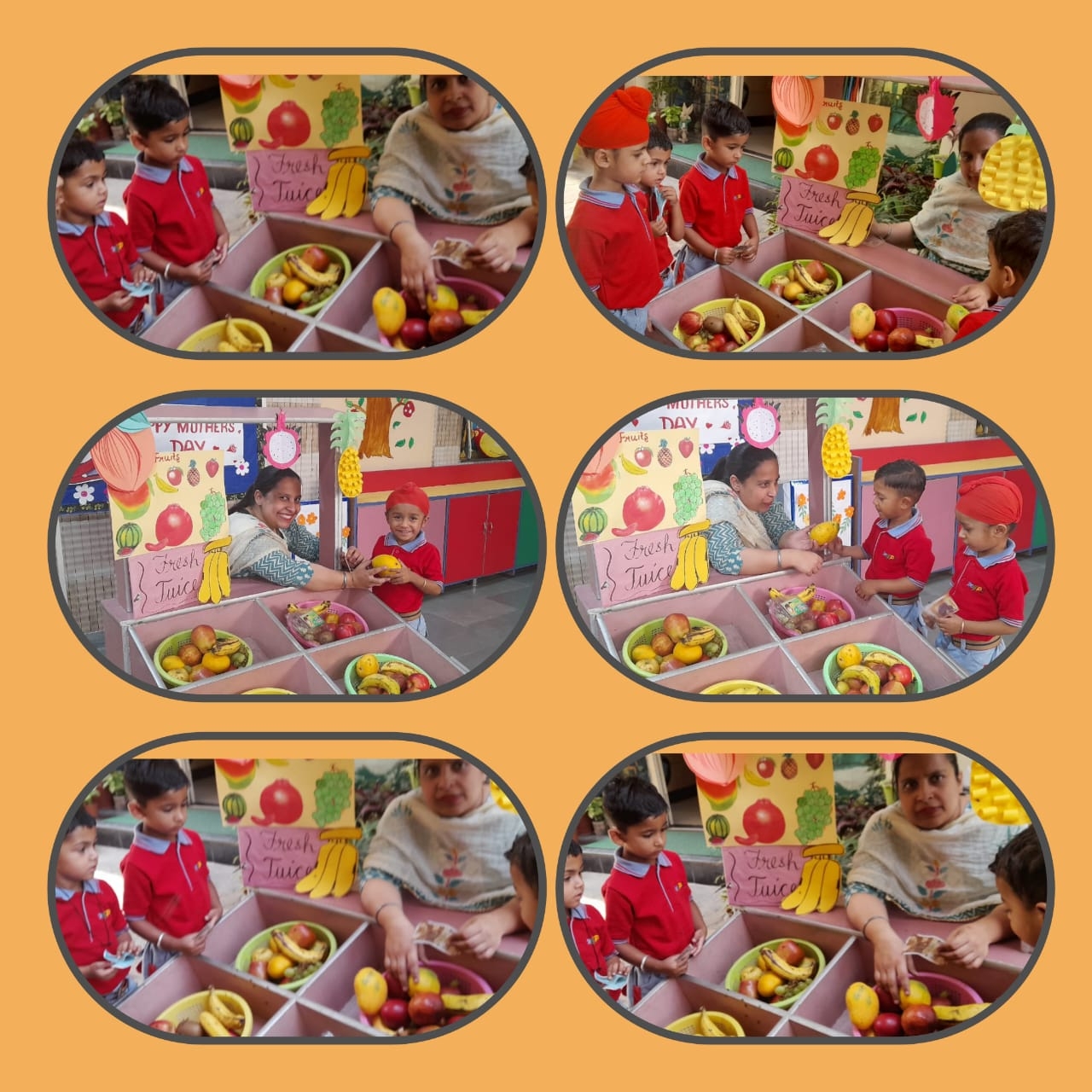 Fruit vendor - pre primary Activity